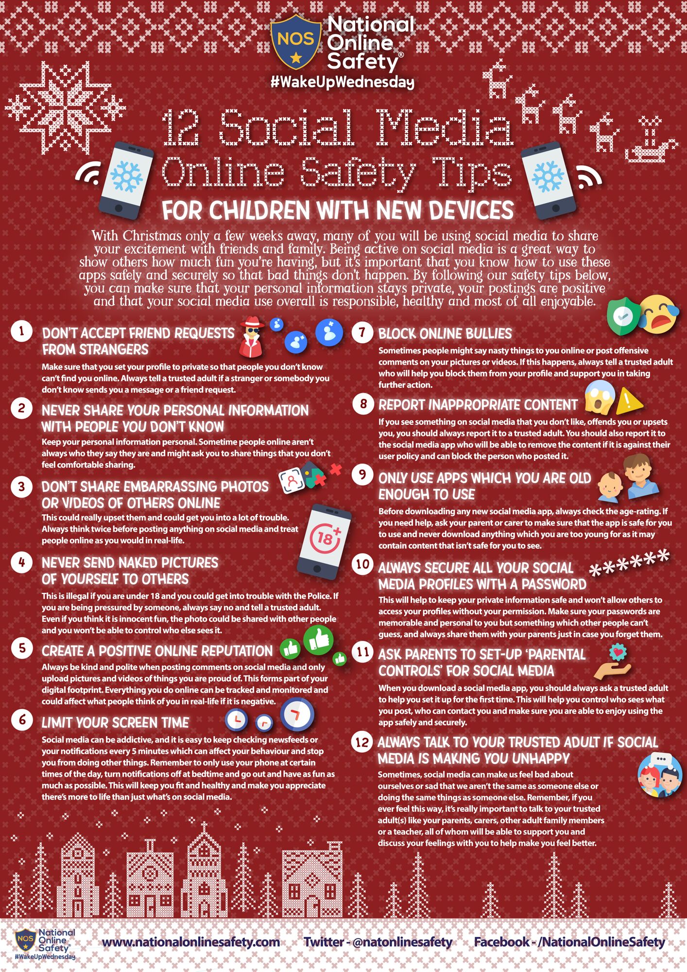 12 social media online safety tips