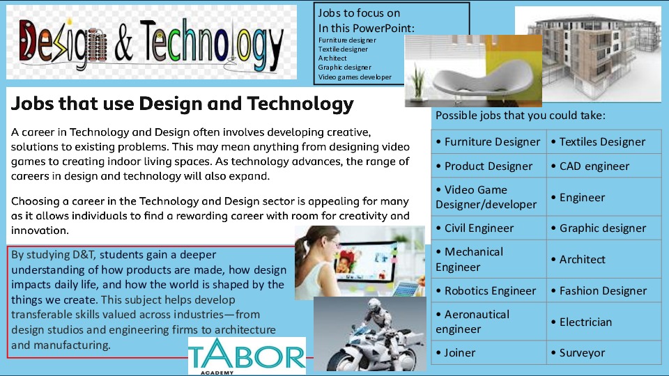 Careers in Design and Technology